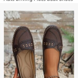 Chic Brown Cutout Loafers